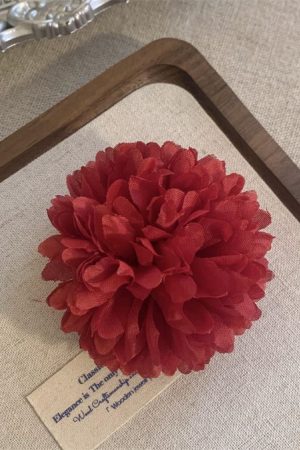 Realistic Floral Hair Clip for Women - Hydrangea & Chrysanthemum Side Hairpin, Boho Seaside Hair Accessories