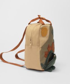 red knit sweater style, Urban Winter Outfits - Dinosaur Mini Backpack