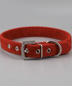 Red Velvet Choker Necklace for Y2K Style | Minimalist Collarbone Chain Accessory for Cool Girls and New Year Fashion