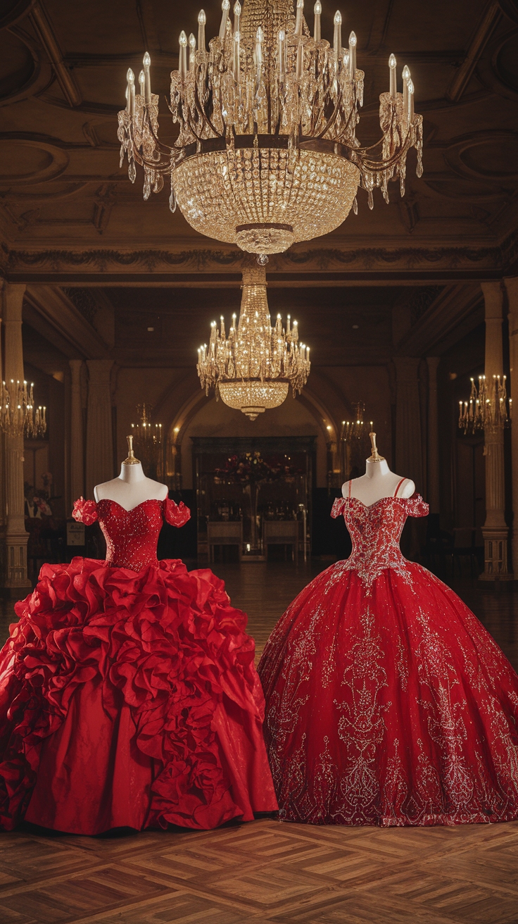 Red Quinceanera Dresses: Celebrate in Style outfit idea
