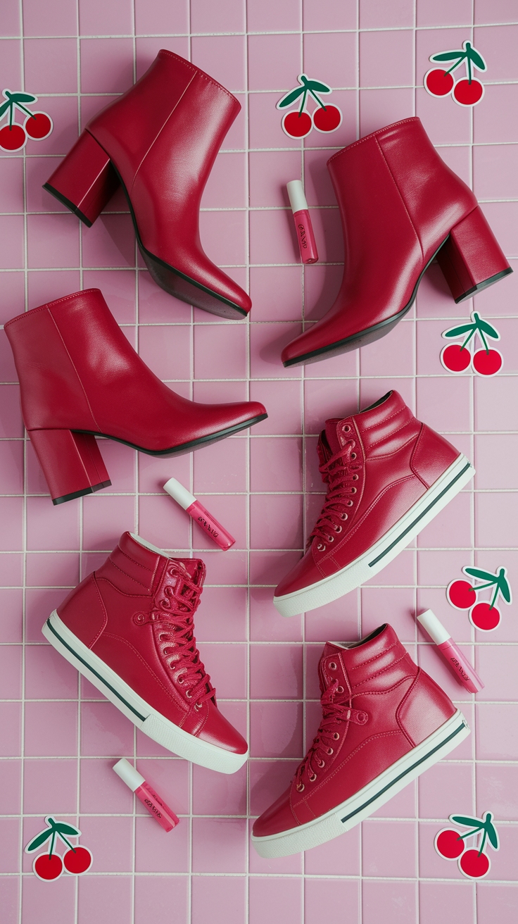 Exploring the Red Shoes Aesthetic for Every Occasion outfit idea