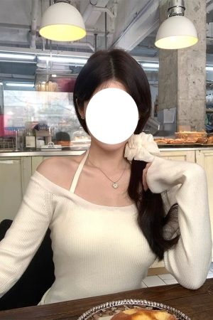 Refined Hanging Neck Off-Shoulder Knitted Sweater for Women - Long Sleeve Autumn Winter Fashion Top