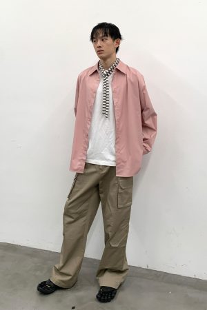 Relaxed Fit Long Sleeve Shirt with Roaring Beast Design - Fall/Winter 2025 Casual Style, Trendy Streetwear, Y2K Vibe
