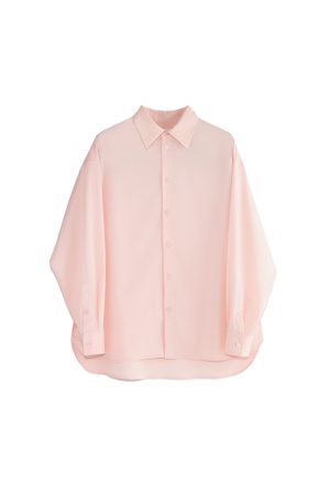 Relaxed Fit Long Sleeve Shirt with Roaring Beast Design - Fall/Winter 2025 Casual Style, Trendy Streetwear, Y2K Vibe