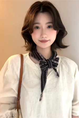 Retro Artistic Cotton Linen Scarf for Women - Versatile Triangular Neck Scarf in Japanese and Korean Style