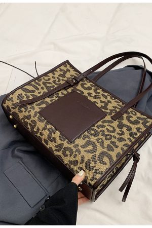 Retro Bird Check Large Capacity Shoulder Bag for Women - French Commuter Underarm Handbag - Summer Fashion 2025