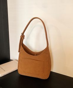 Retro Casual Tote Bag 2025 - High-End Shoulder Bag for Women, Spring Summer Underarm Design, Korean Style Fashion Accessory