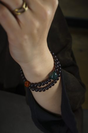 Retro Coconut Bead Bracelet for Women and Men, Unique Double-Circle Design, Versatile Trendy Accessory for Fashion Lovers
