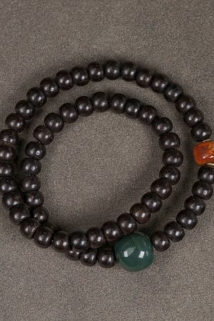 Retro Coconut Bead Bracelet for Women and Men, Unique Double-Circle Design, Versatile Trendy Accessory for Fashion Lovers