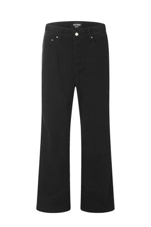 Retro Coffee Brown Loose Jeans for Men and Women - Versatile American Casual Pants - 90s Style Unisex Fashion