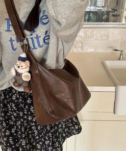 Retro Commuter Crossbody Bag for Women - 2025 New Style Tote, Versatile Casual Large Capacity Shoulder Bag