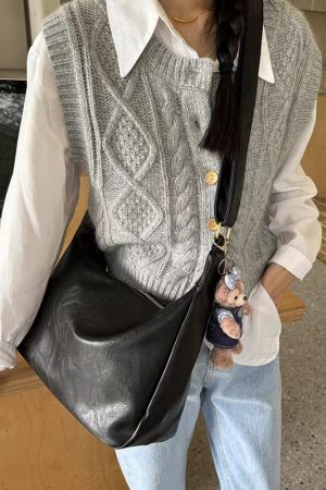 Retro Commuter Crossbody Bag for Women - 2025 New Style Tote, Versatile Casual Large Capacity Shoulder Bag