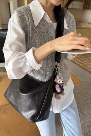 Retro Commuter Crossbody Bag for Women - 2025 New Style Tote, Versatile Casual Large Capacity Shoulder Bag