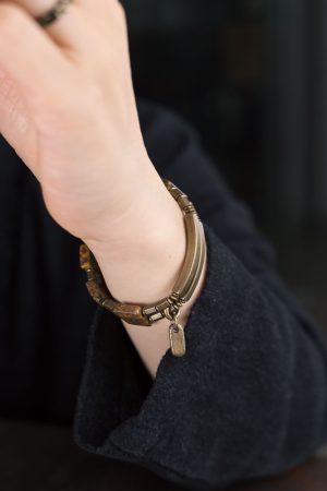 Retro Double-Layer Agate Candy Stone Bracelet for Women and Men - Trendy Versatile Design, Personalized Fashion Accessory