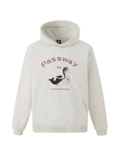 Retro Duck Hoodie - Casual Loose Fit Jacket for Autumn Winter, Vintage Style Inspired by 90s American Fashion