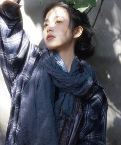 Retro Ethnic Floral Patchwork Scarf for Women - Artistic Warm Neck Shawl for Autumn and Winter Fashion