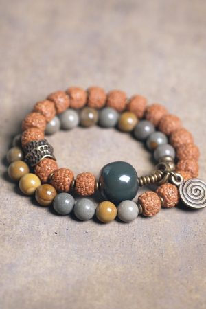 Retro Ethnic Style Bodhi Bracelet for Women and Men - Personalized Versatile Bead Accessory for Trendy Fashion