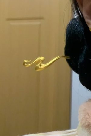 Retro Golden Cloud Hairpin - Chinese Style Delicate Bun Hair Accessory for Women, Cool National Style Hair Jewelry