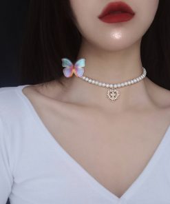 Retro Heart Cross Pendant Pearl Necklace for Women - Vintage Clavicle Chain Jewelry, Perfect for Y2K and Korean Style Fashion