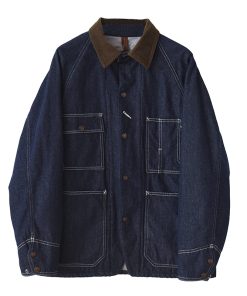 Retro Heavy-Duty Washed Quilted Denim Jacket - Stylish Loose Unisex Workwear Top for 90s and Y2K Fashion