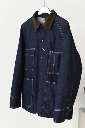Retro Heavy-Duty Washed Quilted Denim Jacket - Stylish Loose Unisex Workwear Top for 90s and Y2K Fashion