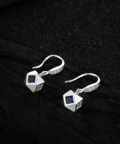 Retro High-End Geometric Zircon Earrings for Women - 2025 Niche Temperament Versatile Ear Accessories