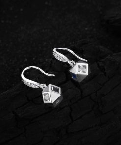 Retro High-End Geometric Zircon Earrings for Women - 2025 Niche Temperament Versatile Ear Accessories