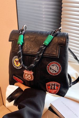 Retro High-End Small Backpack - Versatile Shoulder Bag in Korean Style for Trendy Fashion - Spring/Summer 2025