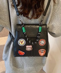 Retro High-End Small Backpack - Versatile Shoulder Bag in Korean Style for Trendy Fashion - Spring/Summer 2025