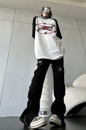 Retro High Street Micro Flare Slim Fit Casual Pants for Men and Women - Autumn Hip Hop Straight Leg Trousers