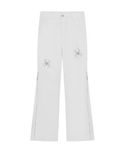 Retro High Street Micro Flare Slim Fit Casual Pants for Men and Women - Autumn Hip Hop Straight Leg Trousers