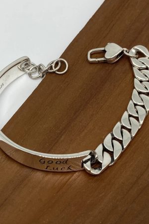 Retro Industrial Fashion Tank Top with Chain Spliced Bracelet for Women - 2025 Sweet Girl Light Luxury Accessory