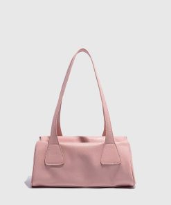 Retro Korean Style Baguette Bag for Women - Minimalist Casual Shoulder Underarm Handbag for Spring and Summer Commuting