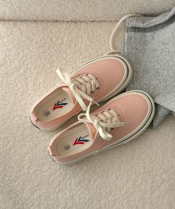 Retro Lace-Up Canvas Shoes for Women - 2025 Korean Style Streetwear Casual White Sneakers