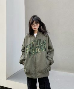 Retro Legal Alien Baseball Jacket for Men and Women - Hip Hop Style Spring Autumn Outerwear