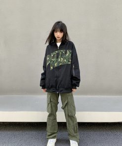 Retro Legal Alien Baseball Jacket for Men and Women - Hip Hop Style Spring Autumn Outerwear