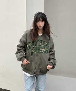 Retro Legal Alien Baseball Jacket for Men and Women - Hip Hop Style Spring Autumn Outerwear