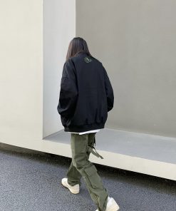 Retro Legal Alien Baseball Jacket for Men and Women - Hip Hop Style Spring Autumn Outerwear