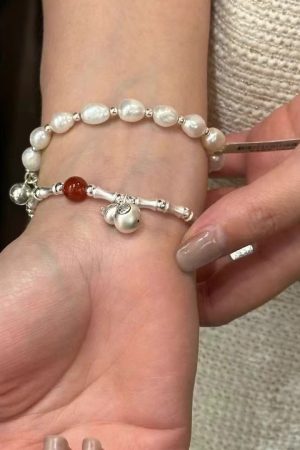 Retro National Style Spliced Gourd Bracelet for Women - 2025 Light Luxury Elastic Rope Hand Accessory, Versatile Fashion Jewelry
