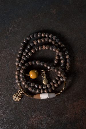Retro Shalido Circle Bracelet for Men and Women, Trendy Bead Design in National Style, Versatile Artistic Accessory