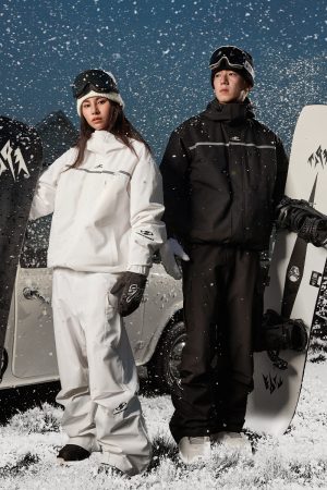 Retro Sports Tactical Pants - Loose Fit, Embroidered, Three-Proof Design for Mountaineering & Skiing, Perfect for Y2K & Outdoor Adventures