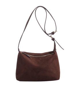Retro Suede Underarm Bag â€“ Korean Style Large-Capacity Casual Shoulder Tote for Autumn and Winter Commuting