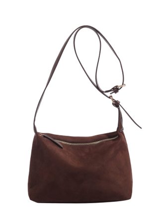 Retro Suede Underarm Bag â€“ Korean Style Large-Capacity Casual Shoulder Tote for Autumn and Winter Commuting