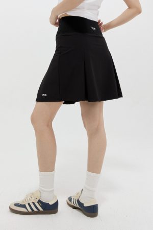 Retro Tennis Skirt - Vintage A-Line Cotton Sports Skirt for Summer - 90s Inspired Fashion Trend