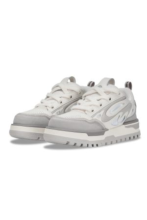 Retro Thick-Soled Casual Sneakers for Couples - Harsh and Cruel Old Dad Style Footwear, 90s Inspired Fashion Shoes
