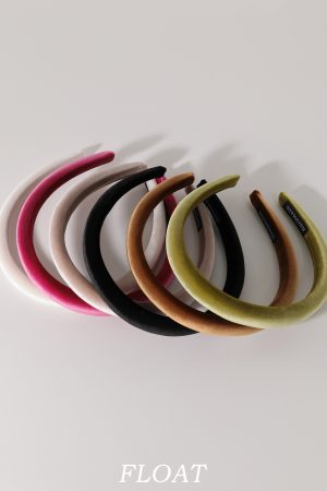 Retro Velvet Headband for Women â€“ Floating FLOAT Autumn Winter French Style Thin Hair Accessory, High-End Sponge Design