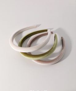 Retro Velvet Headband for Women – Floating FLOAT Autumn Winter French Style Thin Hair Accessory, High-End Sponge Design