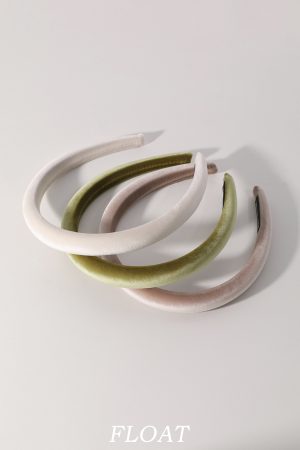 Retro Velvet Headband for Women â€“ Floating FLOAT Autumn Winter French Style Thin Hair Accessory, High-End Sponge Design