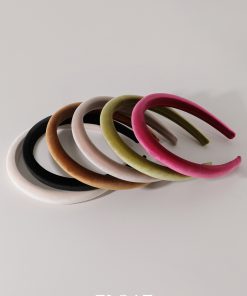 Retro Velvet Headband for Women â€“ Floating FLOAT Autumn Winter French Style Thin Hair Accessory, High-End Sponge Design