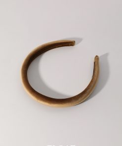 Retro Velvet Headband for Women â€“ Floating FLOAT Autumn Winter French Style Thin Hair Accessory, High-End Sponge Design